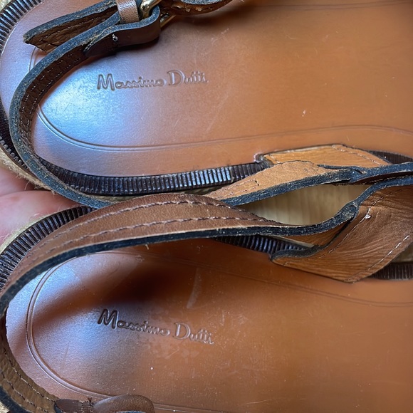 Massimo Dutti leather sandals size 10 - Picture 8 of 16